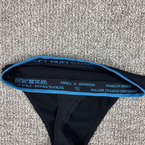 Runderwear Underwear Womens Small Black G-String Thong Seamless Running Athletic - Picture 7 of 11